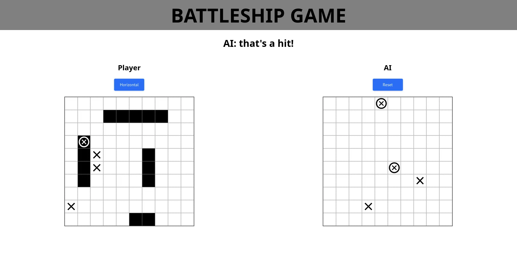 Battleship game